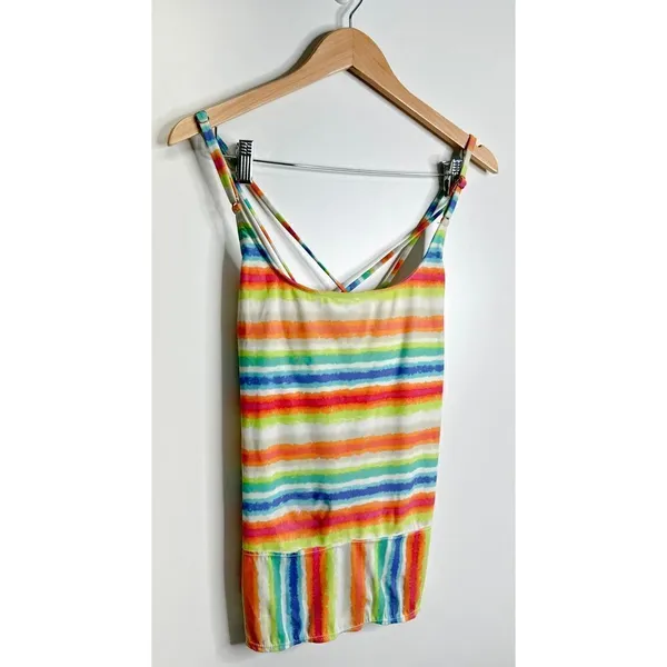 Kim Rogers Swimwear Womens Tankini Multicolor Adjustable Strap Size Large‎ - Image 2