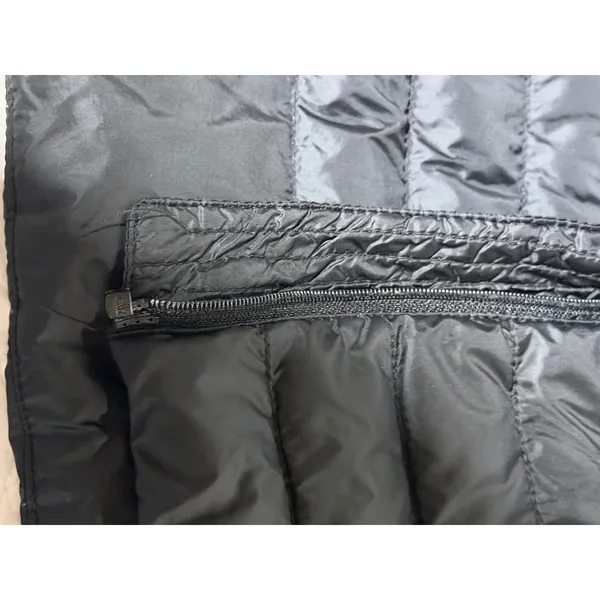 HEAT Quilted Puffer Jacket Black Hooded Full Zip Lightweight Womens S fair‎ - Image 3