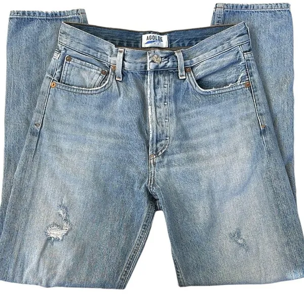 EUC AGOLDE Jamie High Rise Jeans Size 25 - Image 2