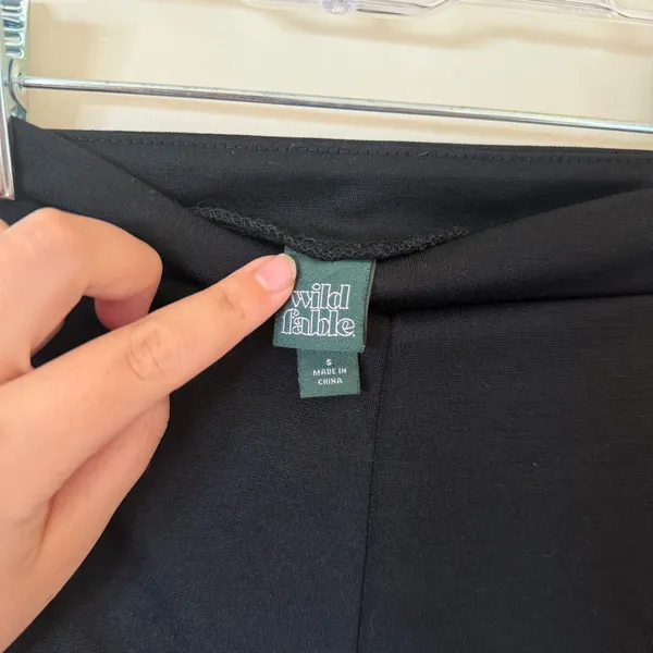 Wild Fable Black High Waist Micro Women's Shorts - Image 2