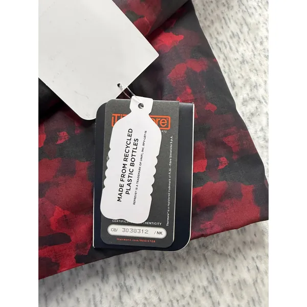 Obermeyer Jette Jacket Womens 10 Red‎ Sky Camo Insulated Ski Snowboard 11191 NEW - Image 3
