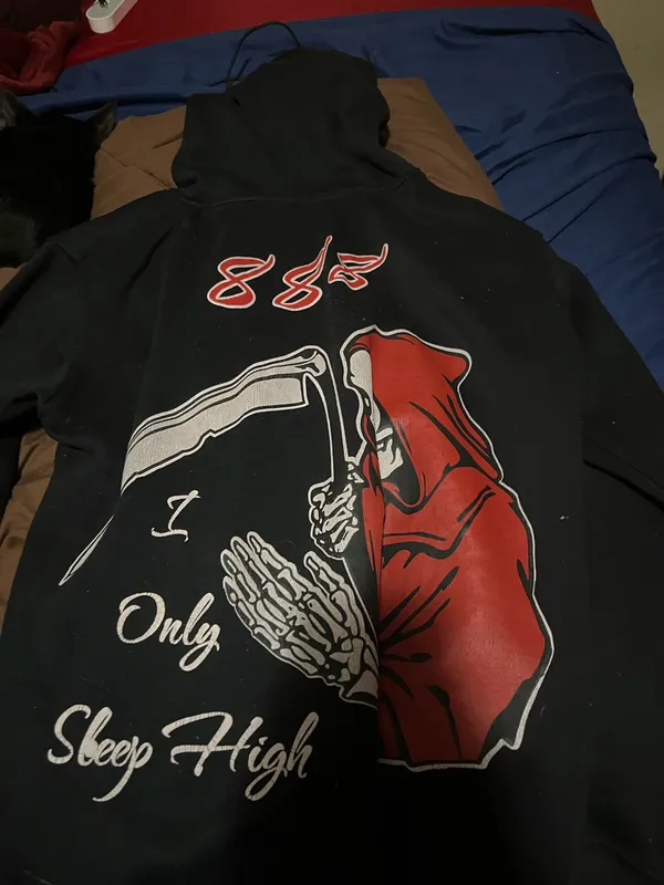 i made this hoodie Black Size L - Image 2