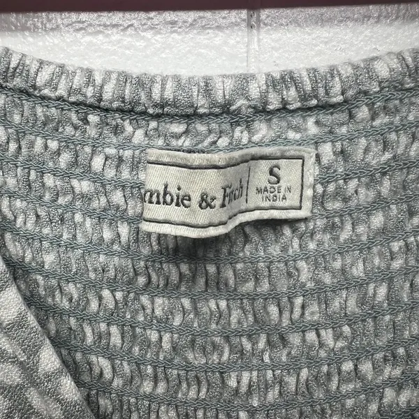Abercrombie & Fitch Womens Mini Dress Small Fairy Cottagecore Babydoll Smocked - Image 3