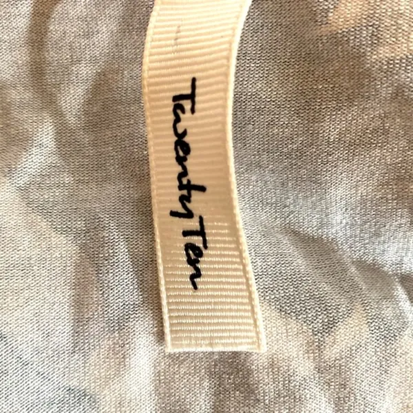 Twenty ten|| Blue floral/ black and white striped buttery soft tank top - Image 6