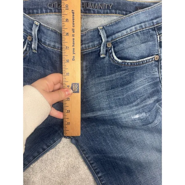 Citizens Of Humanity‎ Jeans Womens 29 Blue Ava Low Rise Straight Med Wash USA - Image 11