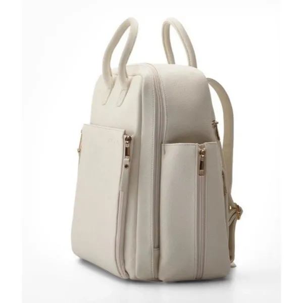AYLA Co DIAPER BAG white cream Women’s Large Bag Travel Multipocket Carryon - Image 8