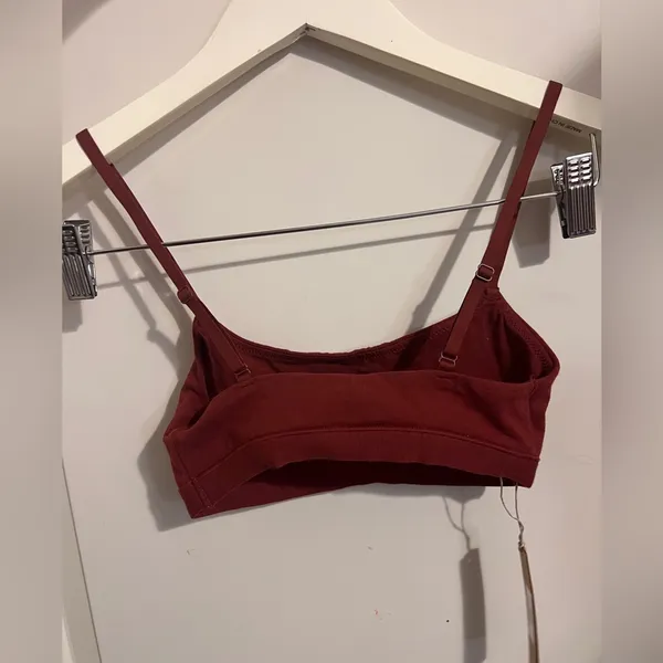 NWT Skims Sangria Bralette size XXS Cotton‎ Elastane NEW - Image 2