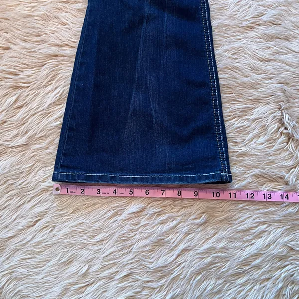 Seven7 Dark Blue Flare Jeans Size 6 - Image 7