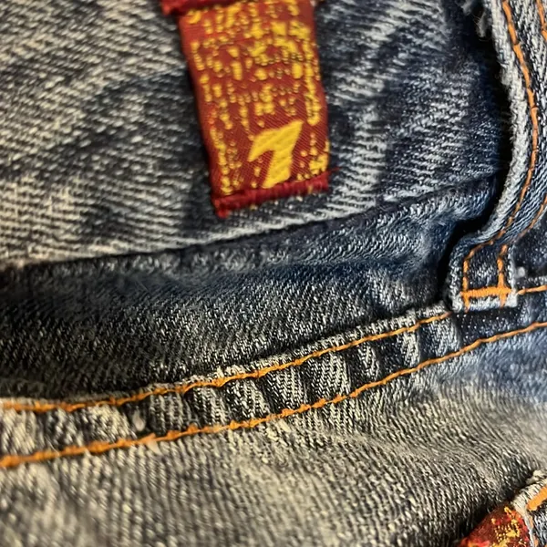 7 for all Mankind Low rise Jeans Bootcut Womens 27 - Image 9