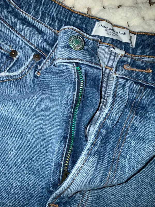 Denim Abercrombie Shorts High-Rise - Image 4