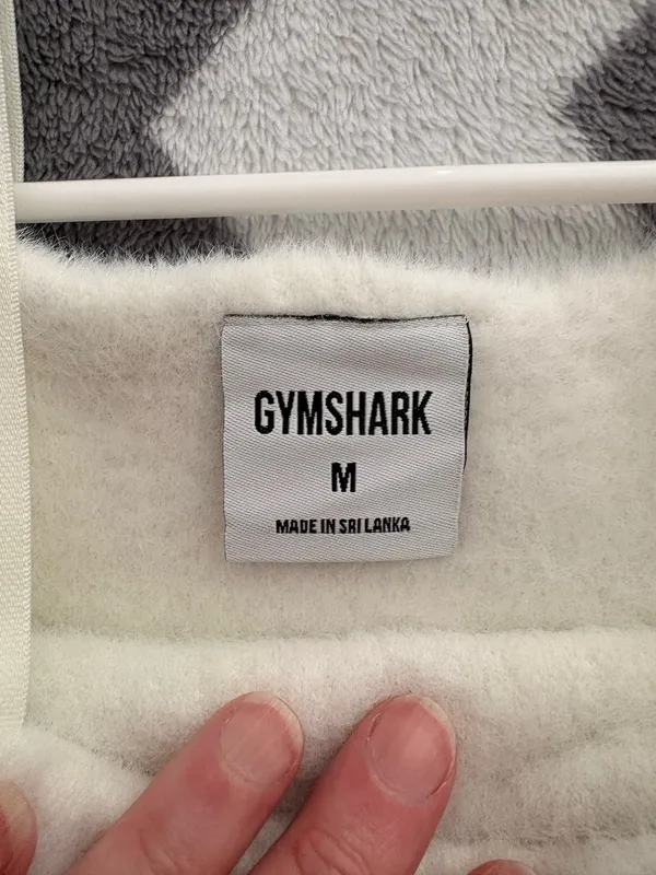 New Gymshark X Whitney Simmons Bandeau Fuzzy Crop Top Bra - Image 8