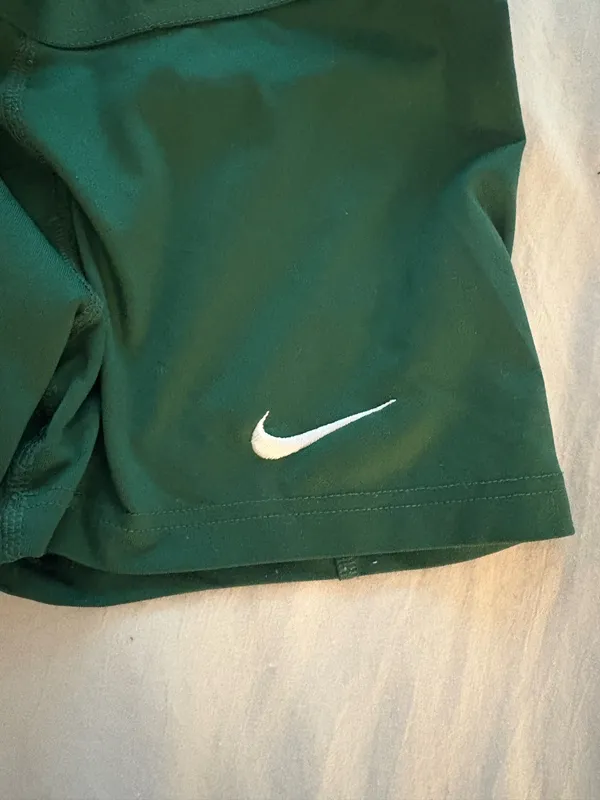 Nike Green Nike Pro Shorts - Image 5