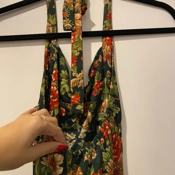 Floral Vintage Maxi Dress - Image 4