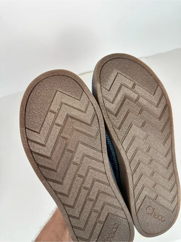Chaco Revel Women’s 9.0 Navy Blue Felt Slip On Slippers LUVSEAT JCH108906 - Image 11
