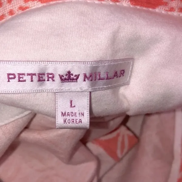 Peter Millar longsleeve top size large cotton fabric - Image 4