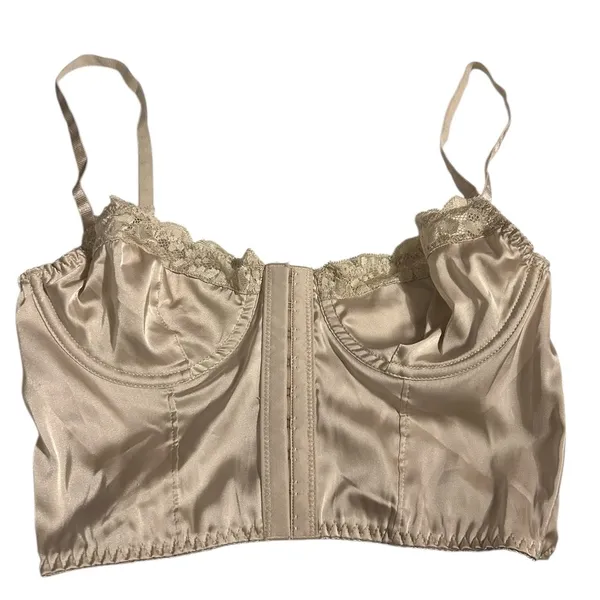 New NEW KAT THE LABEL bowie bustier bra in Antique lace Medium corset - Image 4