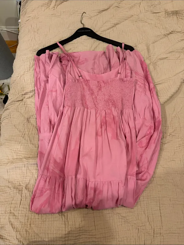 Pink tie dye sundress Size XS - Image 4
