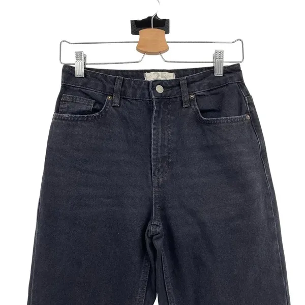 Free People We The Free Dakota Straight Leg Jeans Black Denim Size‎ 25 - Image 3
