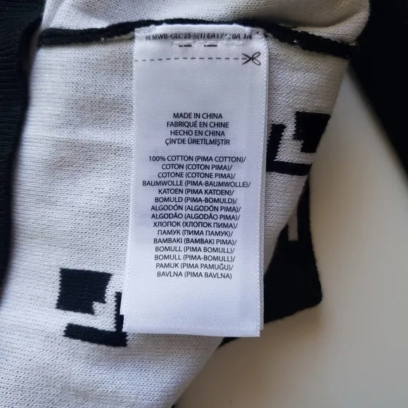 Polo by Ralph‎ Lauren Black and White Women's Sweater Pima cotton small - Image 6