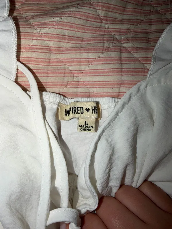 White Dress Size L - Image 3