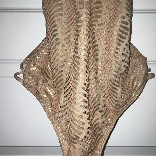Cosita Linda Beachwear Metallic One Piece Swimsuit Size S - Image 2
