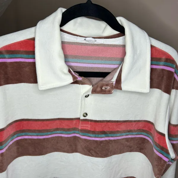 O'Neill Hobbs Velour Henley Top Small - Image 7