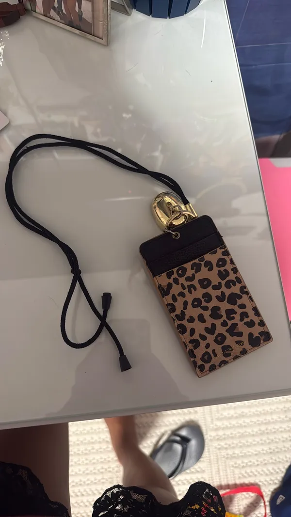 Bath & Body Works Cheetah Print Id holder - Image 2