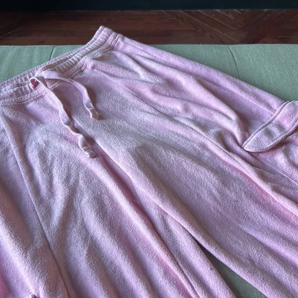 Urban Outfitters Out from Under Pink Terry Cloth‎ Cargo Sweats - Image 4
