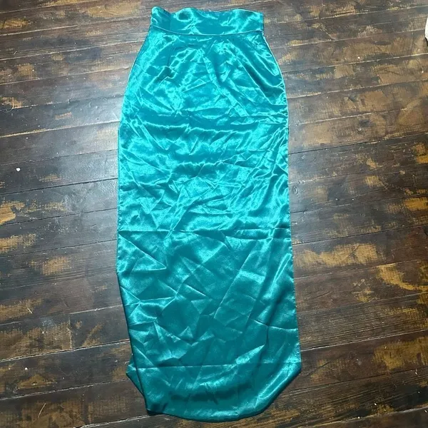By Egries emerald green tube top maxi skirt S set - Image 4