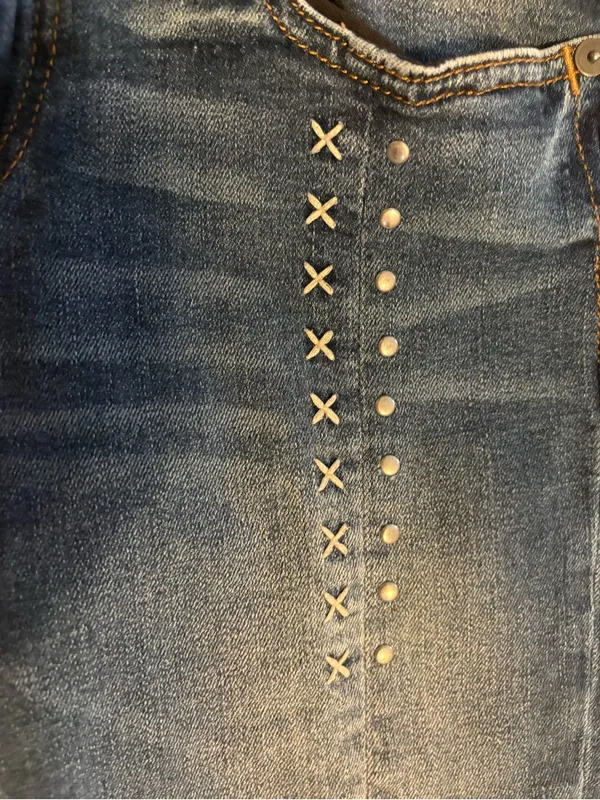 Miss Me Blue Studded Skinny Jeans - Image 5