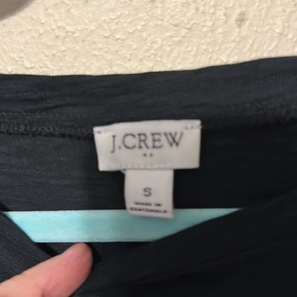 J. Crew Tie Waist Tshirt‎ dress short sleeve Size Small - Image 4