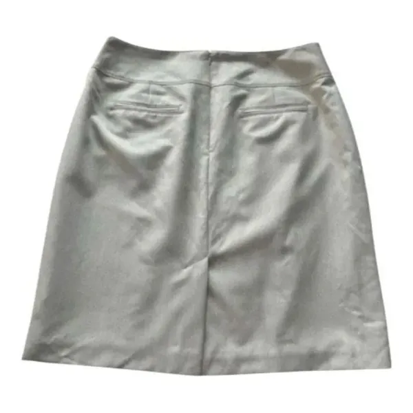 Worthington Beige Pencil Above Knee Length Skirt Size 12 Back Zip Formal Career - Image 3