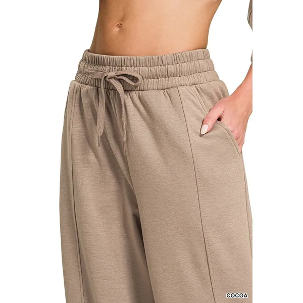 Zenana‎ Scuba 3/4 Sleeve Pullover & Pants Set - Large - Image 4