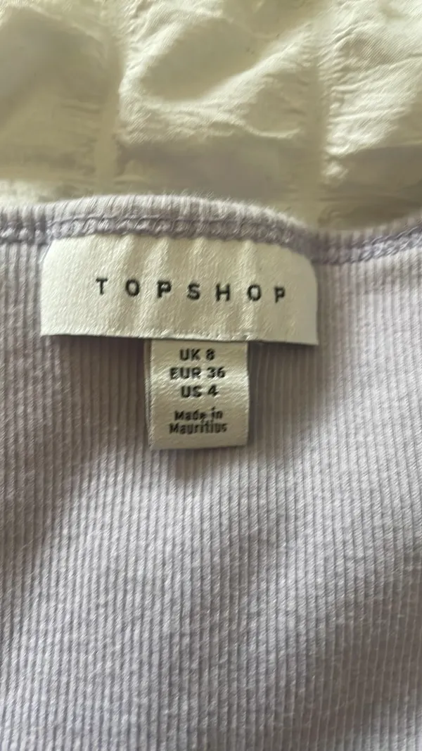 Top shop Lavender Crop Top - Image 3