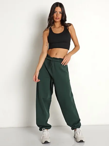 Joah Brown Oversized Jogger Dark Pine Green XS/Small - Image 2