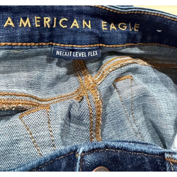 American Eagle Ne(x)t Level Flex Skinny Jeans Dark Wash Indigo Women 1.5.6 - Image 8