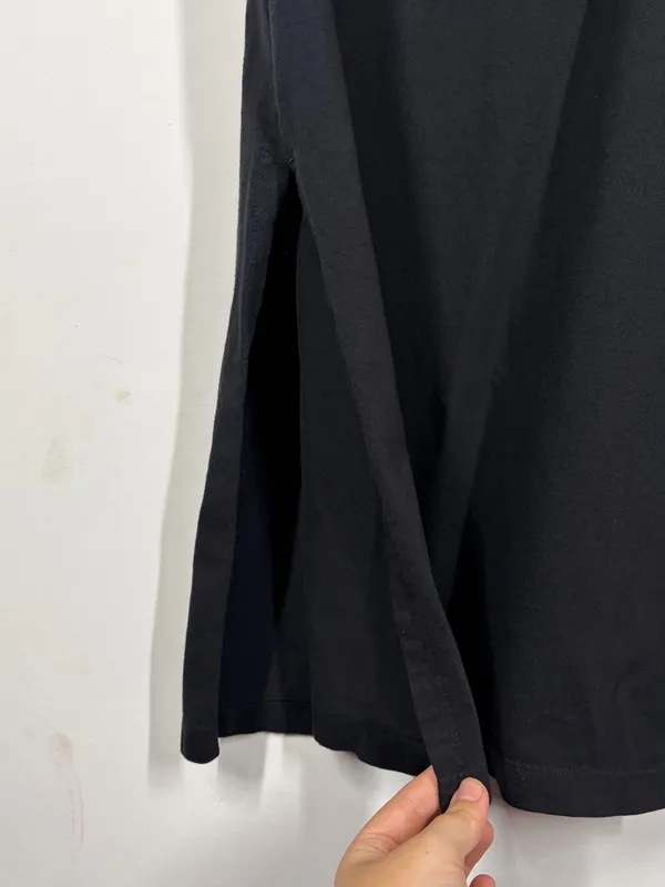 American Giant Black 100% Cotton T-shirt Midi Dress Size XS - Image 8