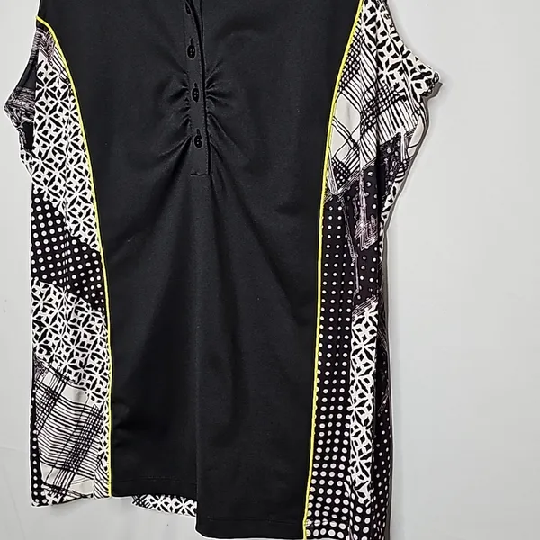 Callaway golf collared sleeveless tank top with collar breathable athletic top M - Image 3