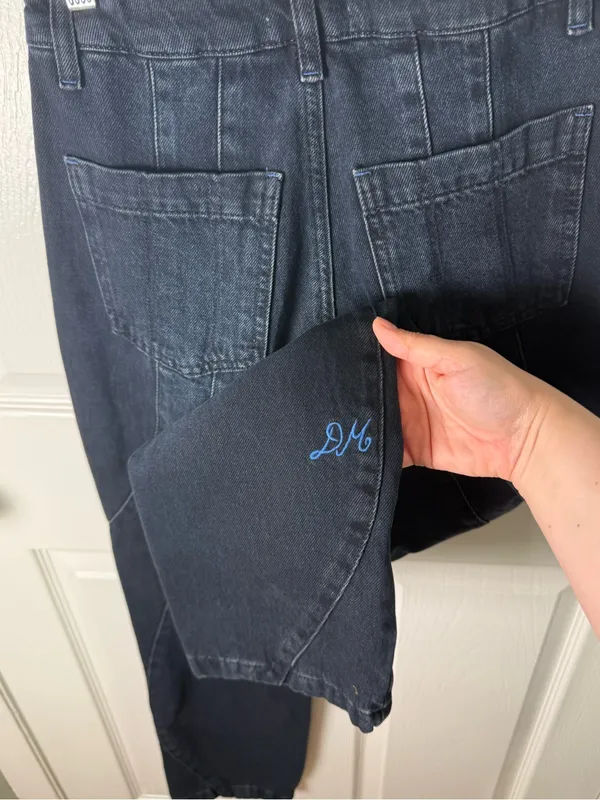 Damson Madder Juli Jeans in Wavy Seams 2 - Image 4