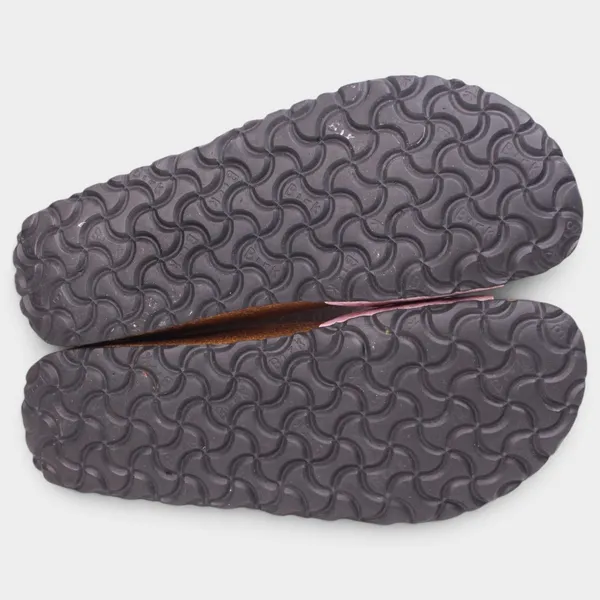 Birkenstock Papillio Madrid Womens 9 Narrow Pink Paisley Cork Slide Sandals - Image 8
