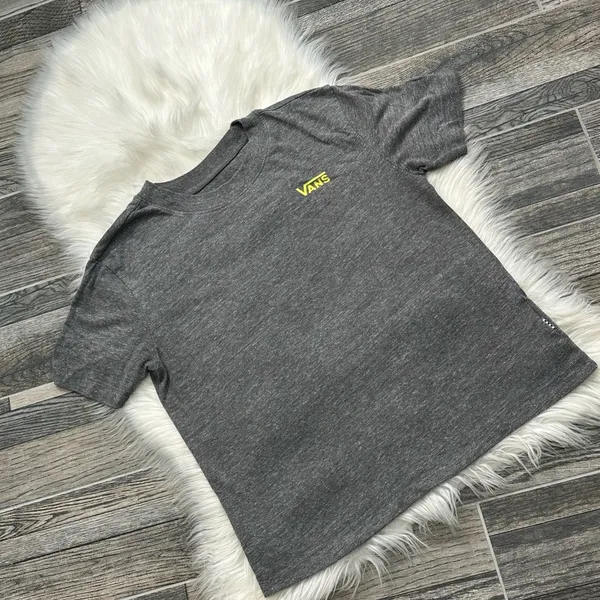 Vans Gray Logo Short Sleeve Shirt - Image 3