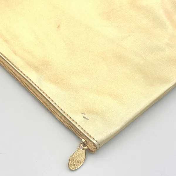 Vintage‎ Mary Kay Makeup Bag Pouch Gold Metallic Glam Travel Cosmetic 90s NEW - Image 6