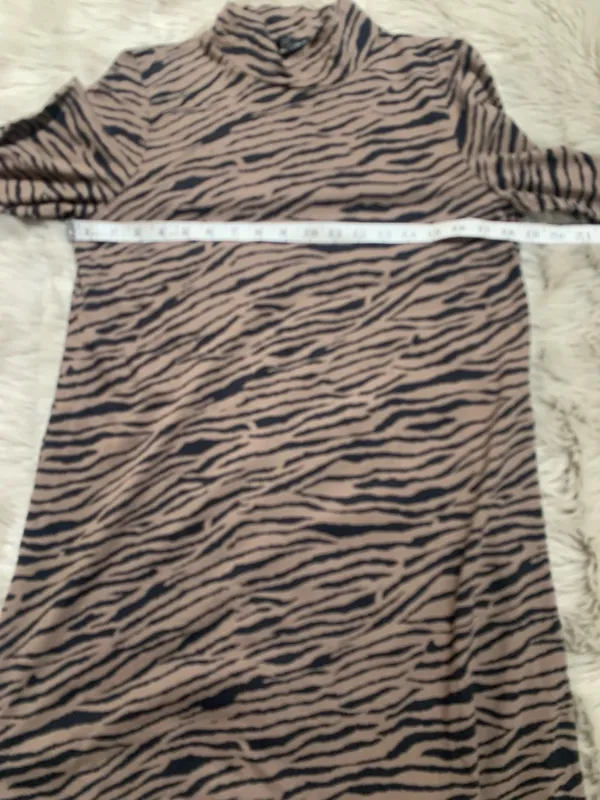 NWT AE Studio Animal Print Long Sleeve Mini Dress Large - Image 8