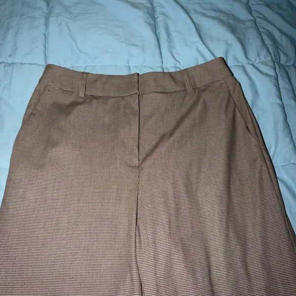 Jones New York Brown checkered pants - Image 5