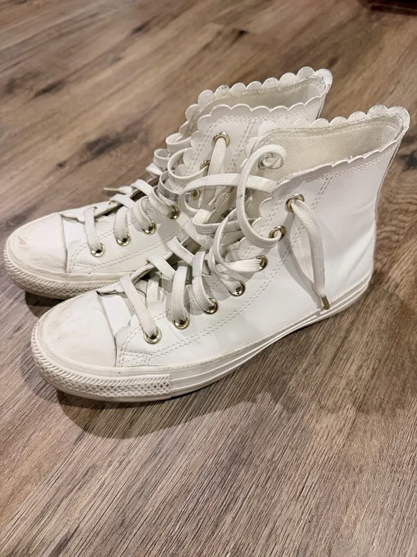 White Converse High-Top - Image 2