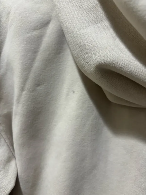 H&M Divided Women’s XS Cream Full Zip Hoodie Neutral Minimalist Sweatshirt - Image 7
