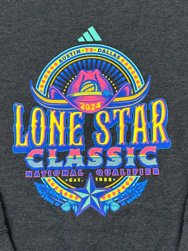 Gildan Lone Star Classic 2024 National Qualifier Volleyball Hoodie Sweatshirt Women’s M - Image 3