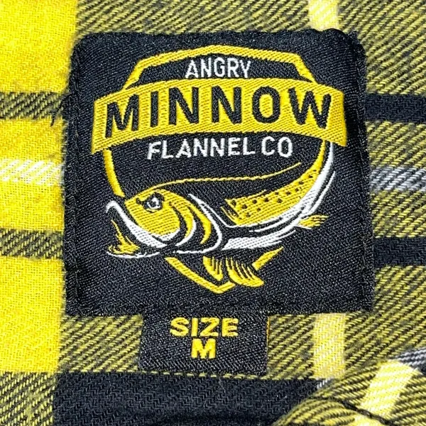 Angry Minnow Flannel Co Wichita State Shockers WuShock Plaid Shirt Medium M - Image 6