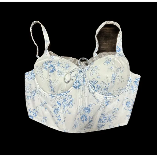 Princess Polly NWT Floral toile print corset top - Image 2