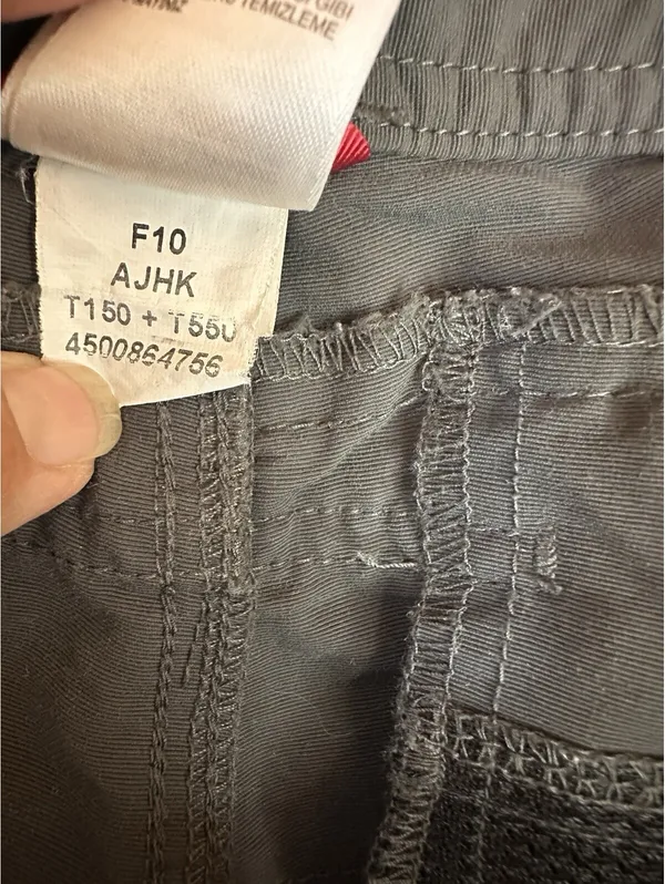 The North Face Women’s 14 Reg Convertible Hiking Pants Gray Zip Off Nylon - Image 8